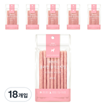 굿데이 반려견간식 콜라겐 스틱껌 8p, 딸기맛, 18개입