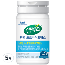 셀렉스 면역 프로바이오틱스 9g, 30정, 5개