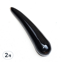 MEO 물소뿔 손발지압 괄사, 2개