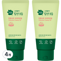 그린핑거 힘센보습 인텐시브 크리미오일 유아 크림, 180ml, 4개