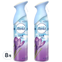 페브리즈 에어 봄의소생 스프레이형 실내 탈취제, 275g, 8개