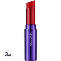 듀이셀 틴투어링 밤 4.5g, 04 퓨어레드, 3개