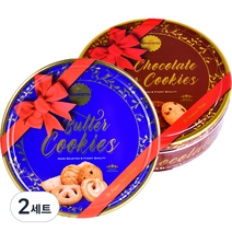댄케이크 버터쿠키 레드리본 454g + 초콜릿칩 쿠키 레드리본 454g, 2세트