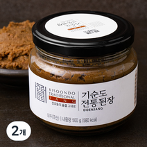 기순도 전통된장, 500g, 2개