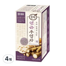 순작 연근우엉차, 0.8g, 25개입, 4개