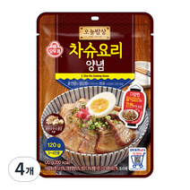오뚜기 오늘밥상 차슈요리양념, 120g, 4개