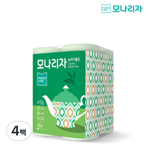 모나리자 녹차가 좋은 화장지 30m, 4팩, 12롤