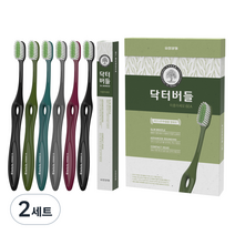 닥터버들 이중미세모 칫솔 6종 세트, 6개입, 2세트