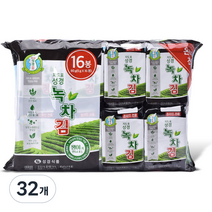성경식품 지도표 녹차식탁김, 5g, 32개