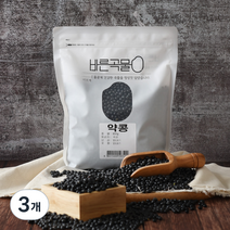 바른곡물 국산 약콩, 3개, 800g