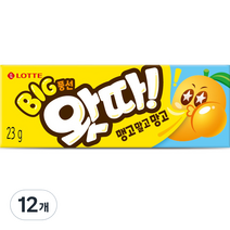 왓따 맹고 말고 망고 껌, 23g, 12개