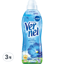 버넬 프레쉬모닝 섬유유연제, 900ml, 3개