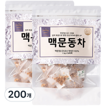 건강울림 청양 맥문동차 삼각티백, 75g, 4개