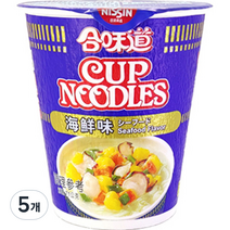닛신 컵누들 씨푸드맛 71g, 5개