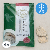 유기방아 쑥오쟁이떡 (냉동), 600g, 4개