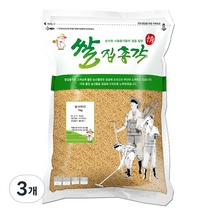 쌀집총각 발아 현미, 1kg, 3개