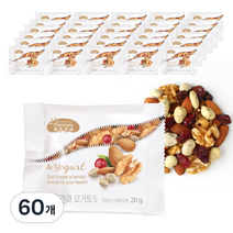 하루견과 요거트 믹스넛, 20g, 60개