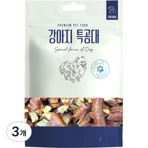 강아지 특공대 수제간식 치킨고구마말이 200g, 3개, 닭 + 고구마