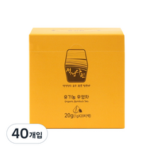 정성다린 유기농 우엉차 티백 20g, 1g, 40개입
