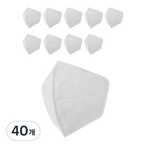 심폐소생소 교체용 마스크필터 나노필터, 1개입, 40개