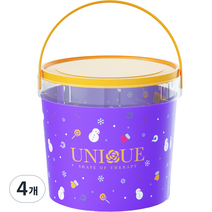 유니끄 퓨어 거품 파우더 입욕제 화이트머스크향, 400g, 4개
