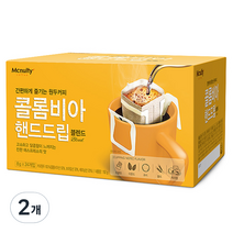 맥널티 콜롬비아 핸드드립 블렌드 드립백커피, 8g, 24개입, 2개