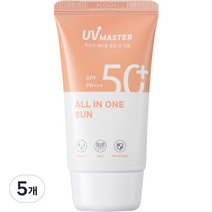 토니모리 유브이 마스터 올인원 선크림 SPF50+ PA+++, 5개, 50ml