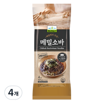 칠갑농산 메밀소바 4인분, 4개, 568g