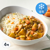 하림이닭 탄단지 다이어트 도시락 간장계란밥과 카레닭가슴살 (냉동), 230g, 4팩