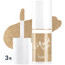 유키 리퀴드 아이즈 아이섀도 4g, 19 아우로라베이지, 3개