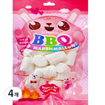 BBQ 바베큐용 머쉬멜로, 90g, 4개