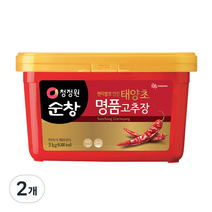 대상 청정원 순창 태양초 고추장, 3kg, 2개