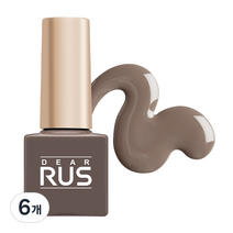 디어러스 원스텝 젤네일, D606 머드에이드, 5ml, 6개