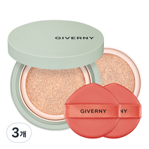 지베르니 밀착 커버 쿠션 본품+리필세트, 21NW 라이트 베이지, 3개