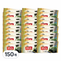 광천김 소문난 광천김 재래 도시락김, 5g, 150개