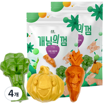 개님의상점 가든레인져 S 84g, 당근 + 호박 + 브로콜리 혼합맛, 4개