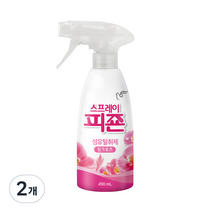 스프레이 피죤 섬유탈취제 강력탈취 오리지널, 490ml, 2개, 핑크로즈