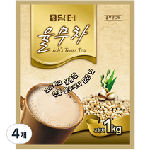 담터 율무차 자판기용, 1kg, 4개