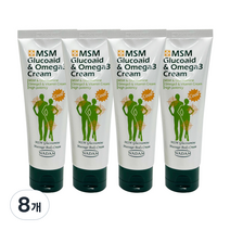 우주상사 바르는 MSM글루코에이드 앤 오메가3 크림, 8개, 120ml