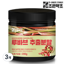 조은약초 루바브 추출분말, 200g, 3개