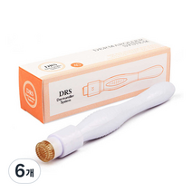 티타늄 바늘 DRS 더마 스탬프 1.0mm, 혼합색상, 6개