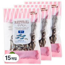 네츄럴스낵 고양이간식 50g, 멸치, 15개입