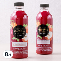 아침에주스 블랙라벨 ABC주스, 8개, 750ml