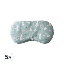 안대형 팥 눈찜질팩 천연 핫팩 하늘위의흰토끼, 1개입, 5개