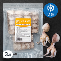 신선작 쭈꾸미 (냉동), 600g(10미), 3개