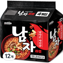 팔도 남자라면 115g, 12개