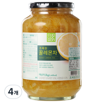 초록원 꿀레몬차, 2kg, 4개