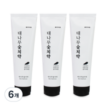 닥터이엘 대나무 숯치약, 6개, 120g