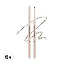 머지 더 스키니 엠보 브로우 펜슬 0.07g, SB3 애쉬 브라운, 6개