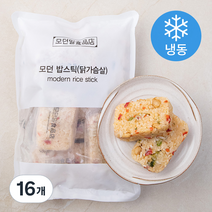 모던밀 모던 밥스틱 닭가슴살 (냉동), 100g, 16개